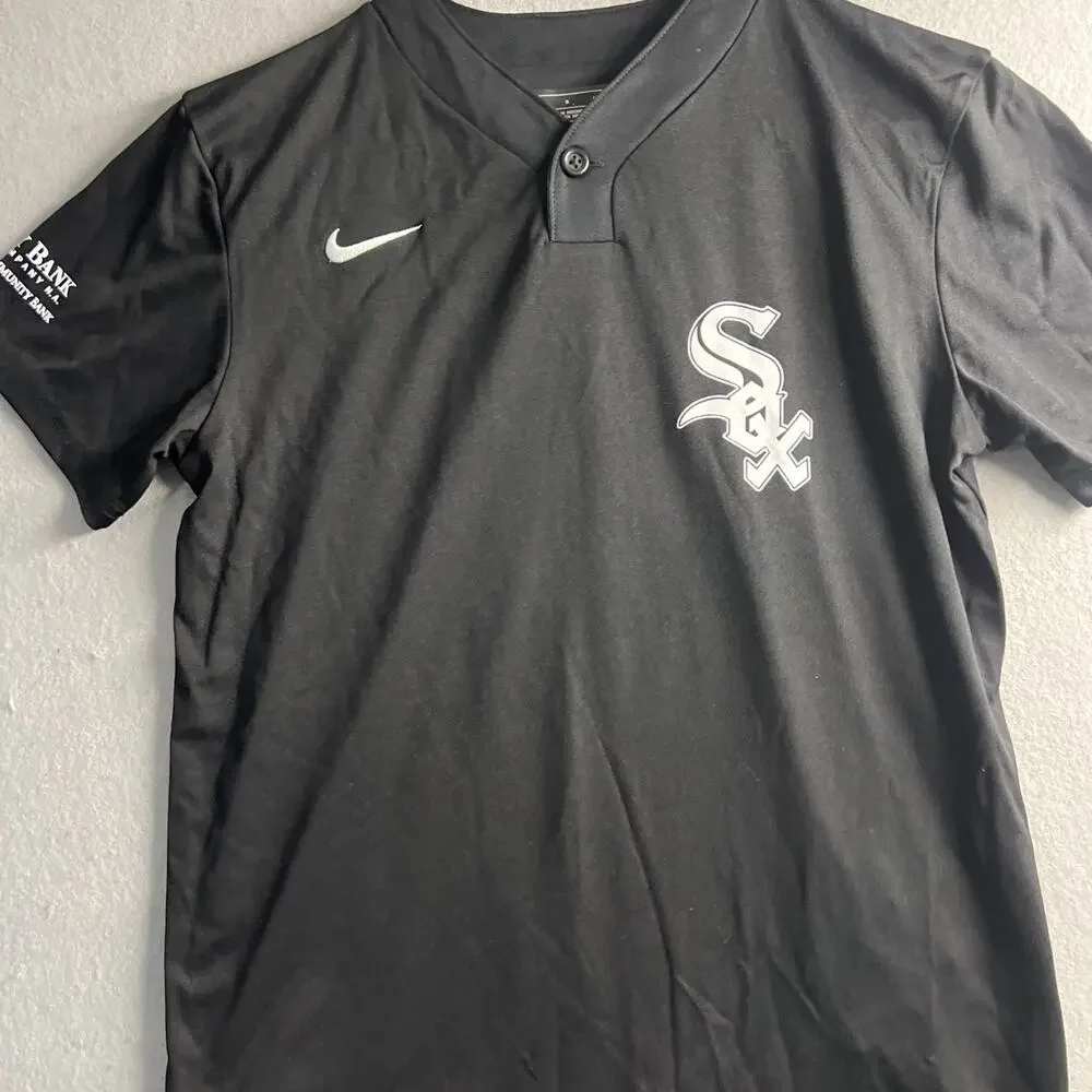 Chicago White‎ Sox Nike Boys Jersey Large Black #8 Little League Baseball